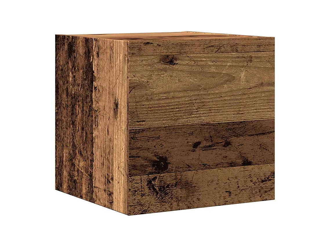 Ensemble de meuble TV mural 4 pcs vieux bois bois d'ingénierie