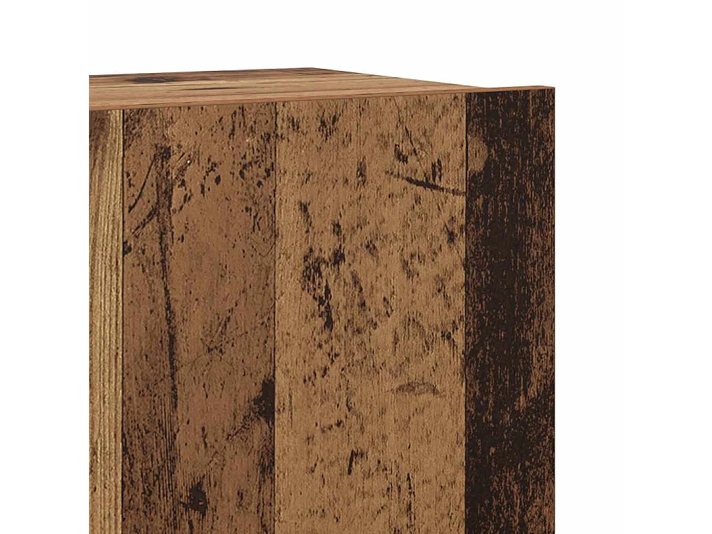 Ensemble de meuble TV mural 4 pcs vieux bois bois d'ingénierie