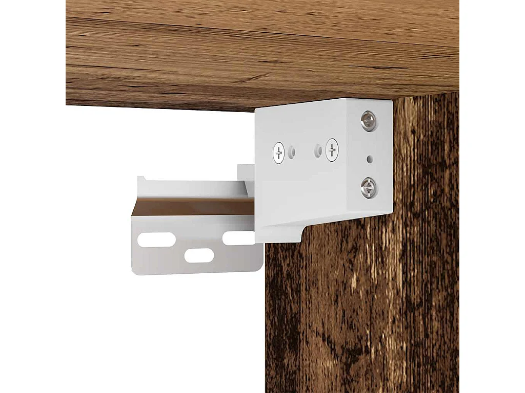 Ensemble de meuble TV mural 4 pcs vieux bois bois d'ingénierie