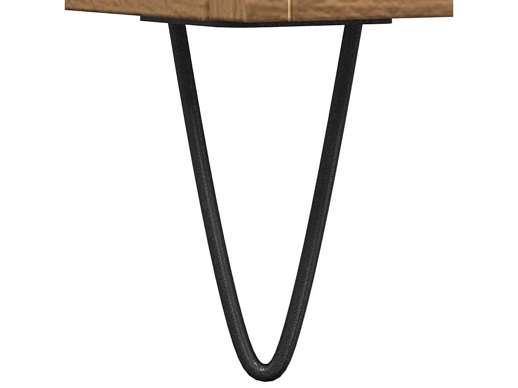 Tv-meubel 150x30x44,5 cm bewerkt hout artisanaal eikenkleur