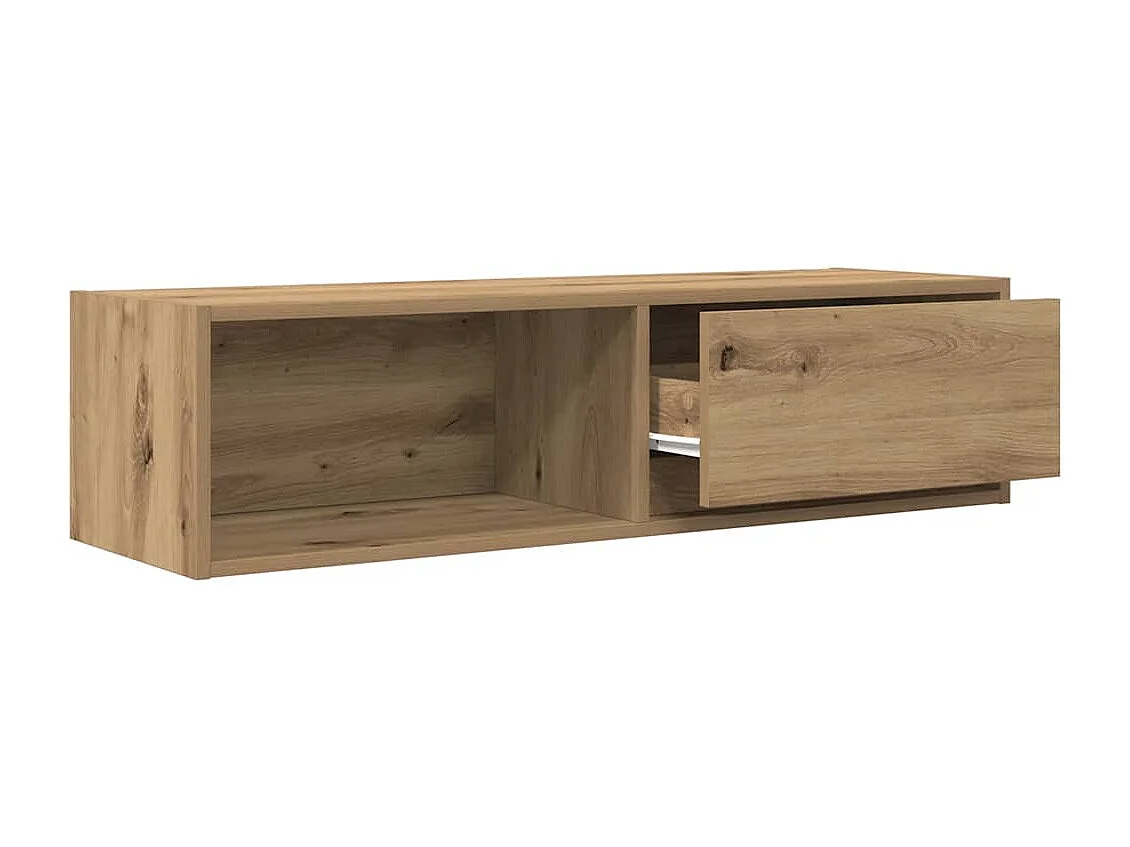 Meubles TV 2 pcs chêne artisanal 100x31x25,5 cm bois ingénierie