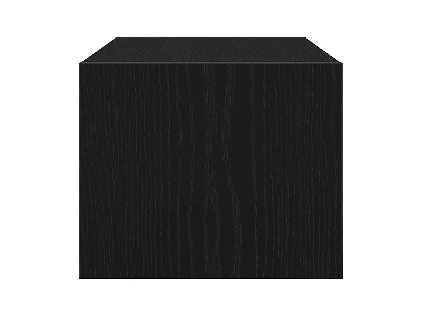 TV-Schränke 2 Stk. Schwarz Eichen-Optik 60x31x25,5 cm