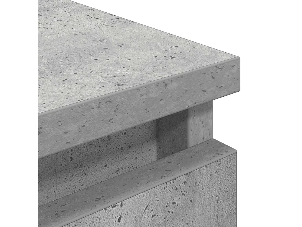 TV-Schrank Betongrau 80x35x54 cm Holzwerkstoff