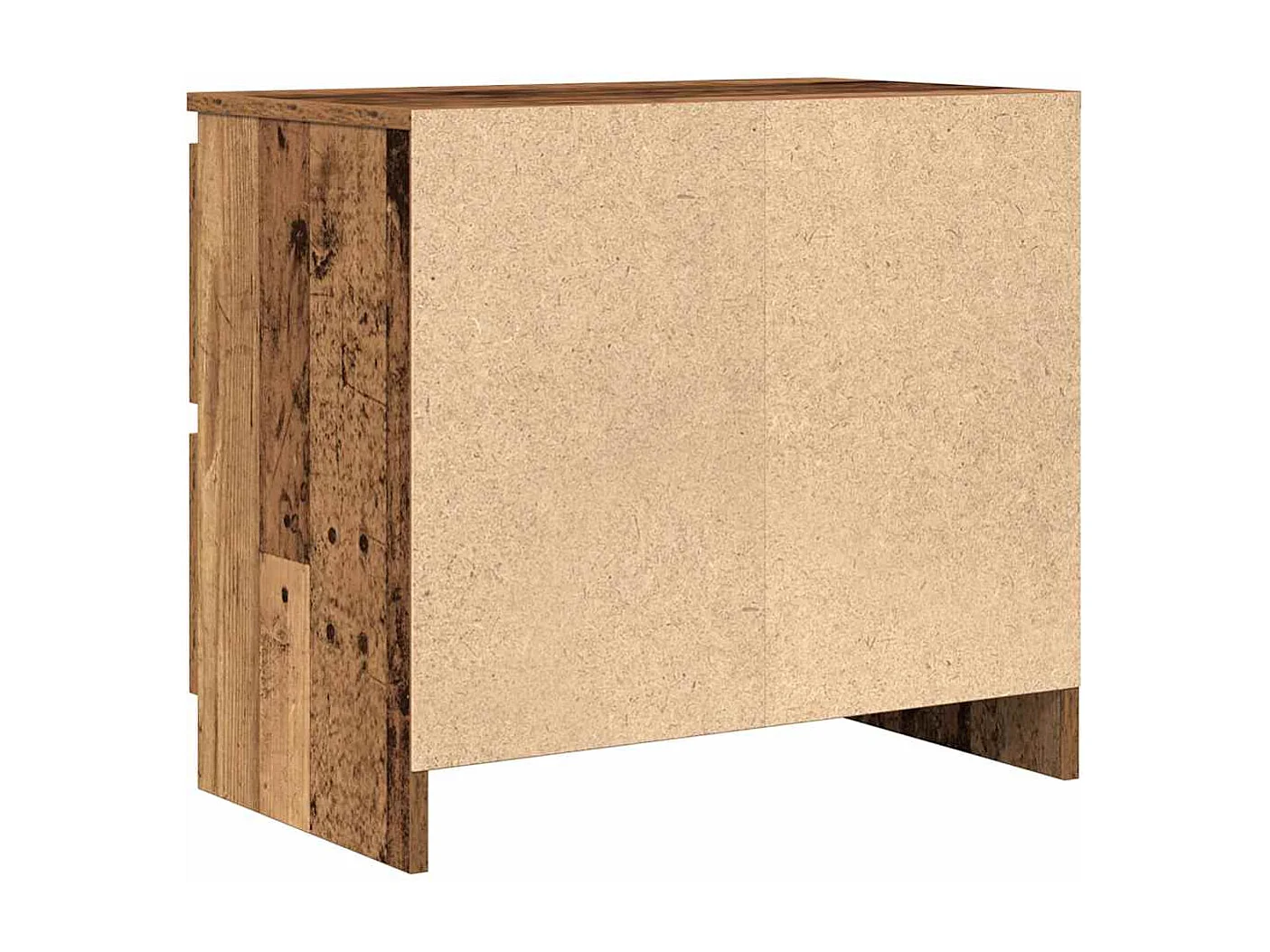 Tv-meubel 60x35x54 cm bewerkt hout oud houtkleurig