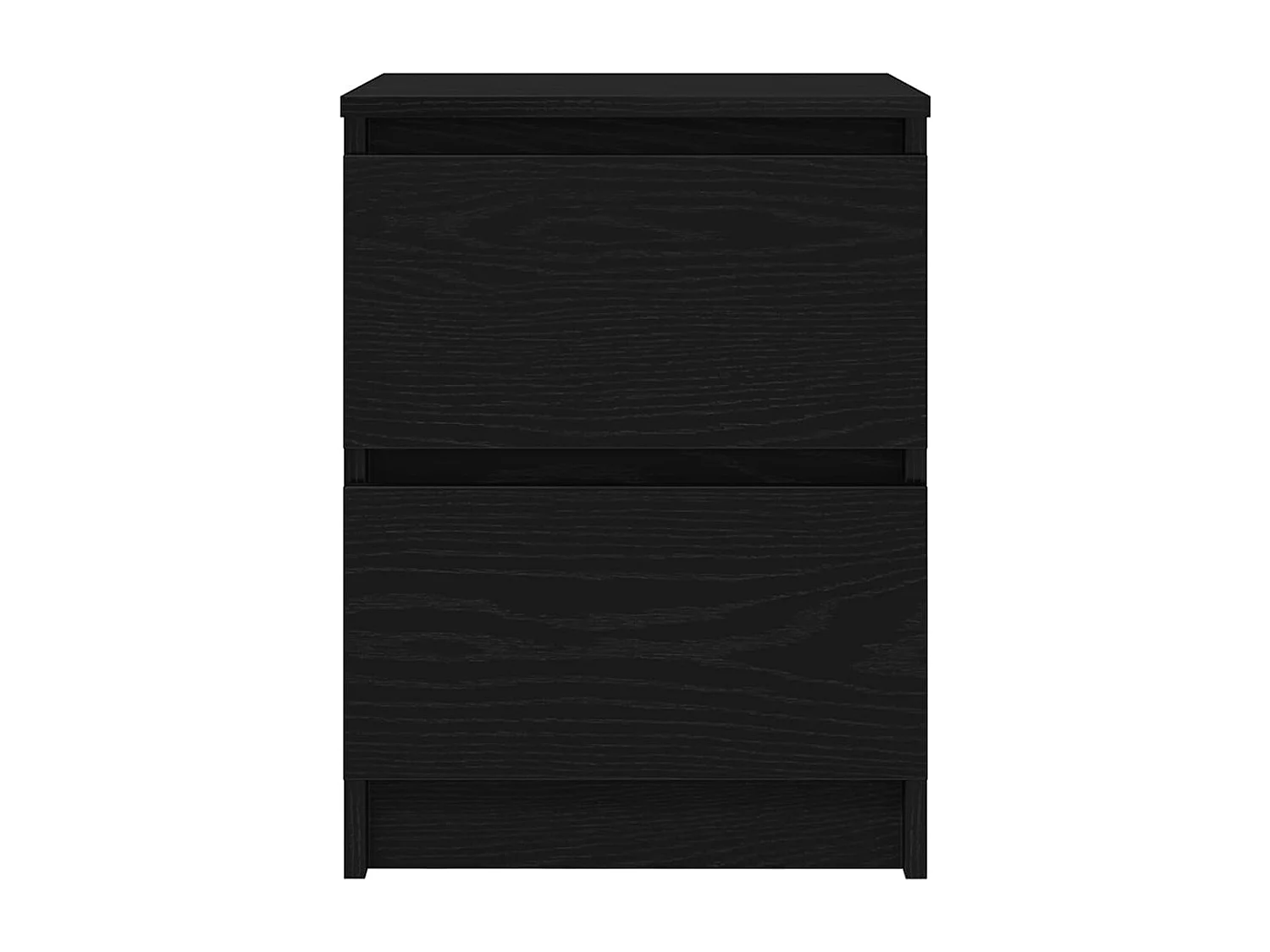 Mueble de TV de madera de ingeniería negro 40x35x54 cm