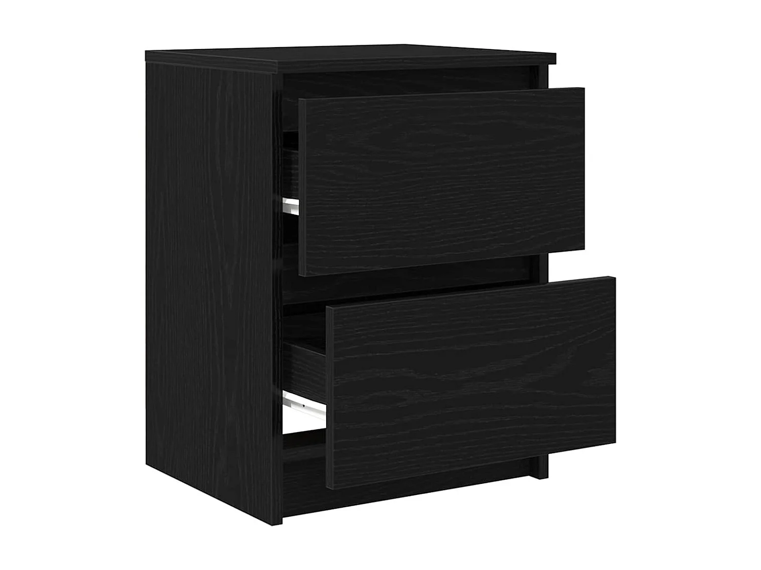 Mueble de TV de madera de ingeniería negro 40x35x54 cm