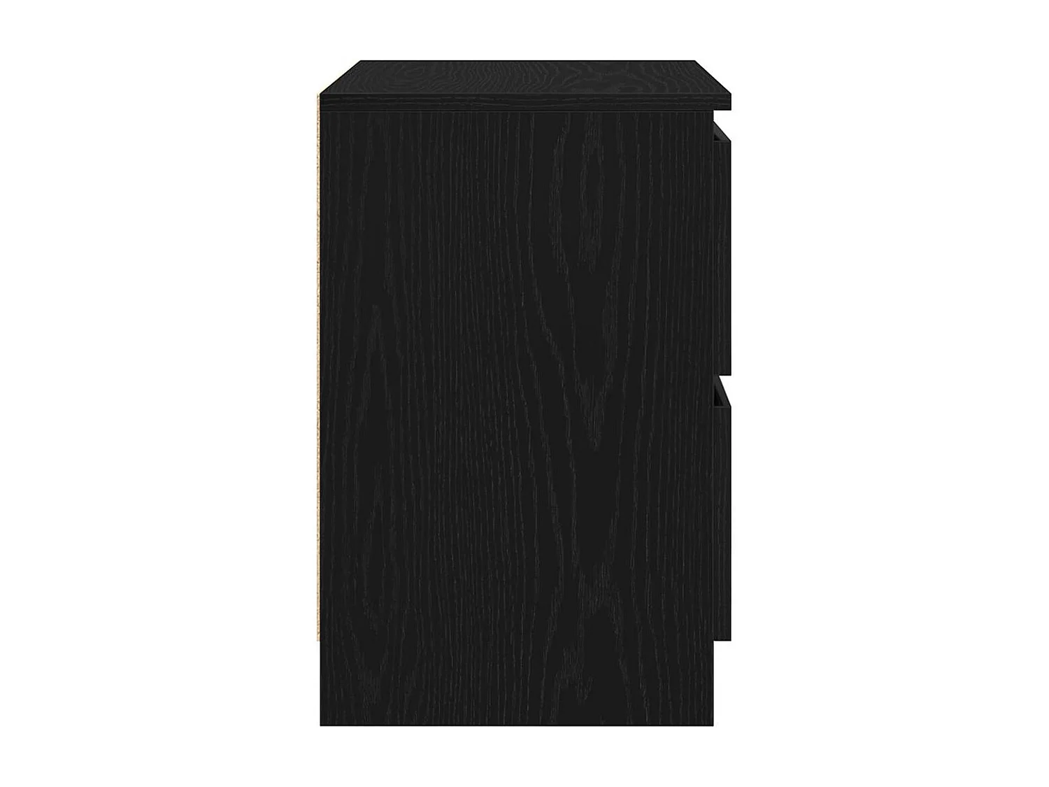 Mueble de TV de madera de ingeniería negro 40x35x54 cm