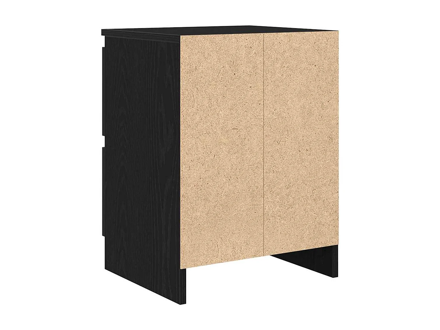 Mueble de TV de madera de ingeniería negro 40x35x54 cm