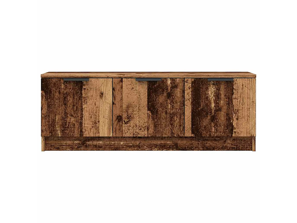 Mueble de TV madera contrachapada madera antigua 102x35x36,5 cm