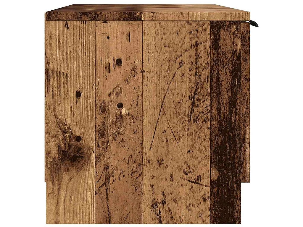 Mueble de TV madera contrachapada madera antigua 102x35x36,5 cm