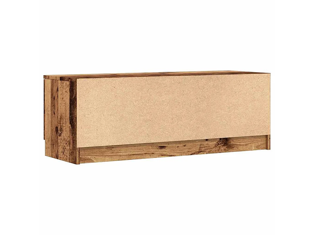 Mueble de TV madera contrachapada madera antigua 102x35x36,5 cm