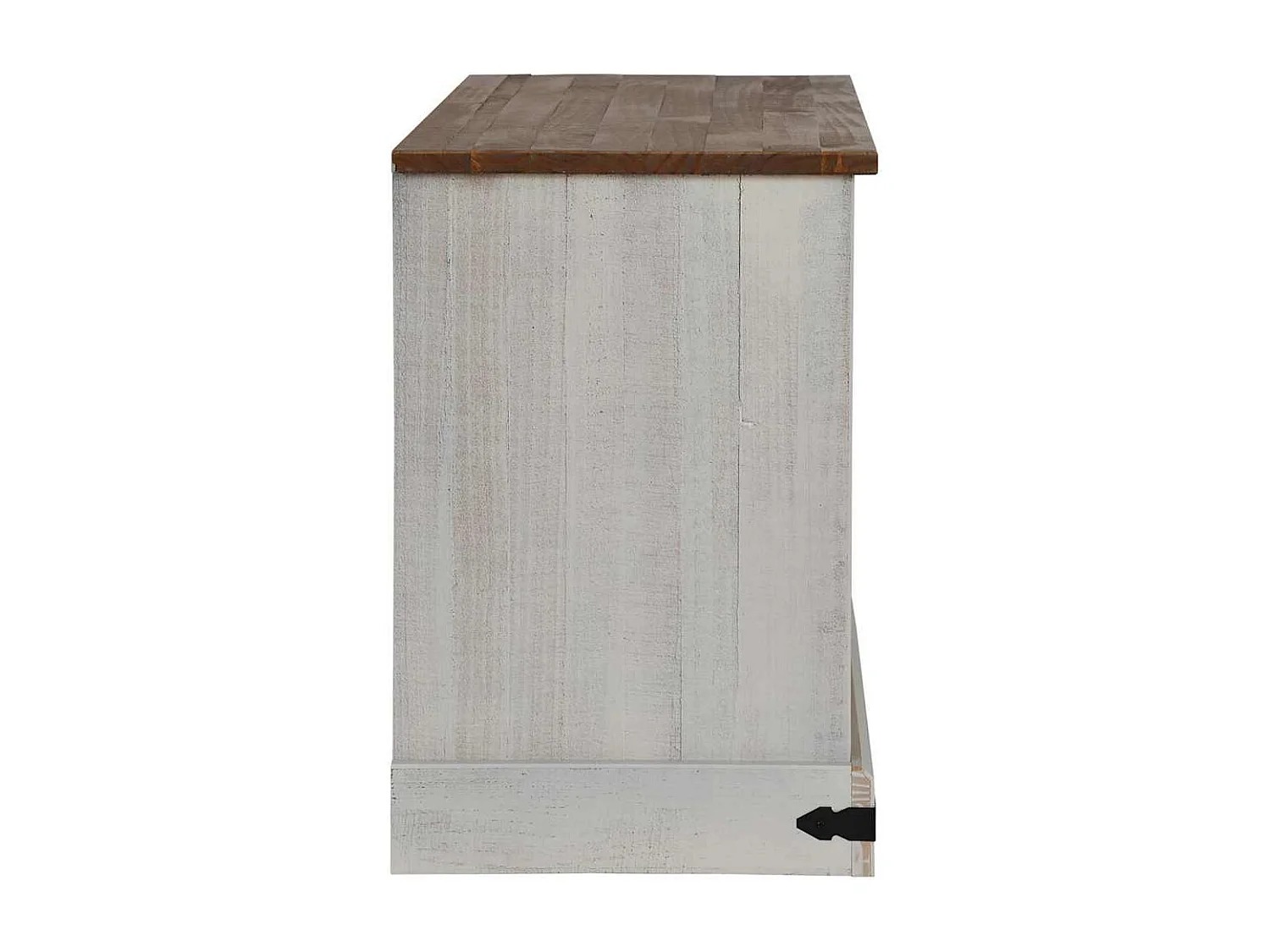 Mueble de TV HALDEN con puerta corredera blanco 110x40x60 cm