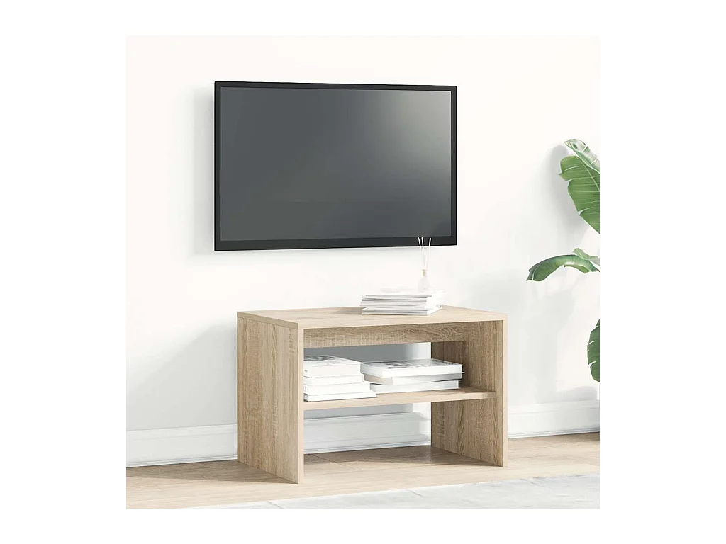 Tv-meubel 60x40x40 cm bewerkt hout sonoma eikenkleurig