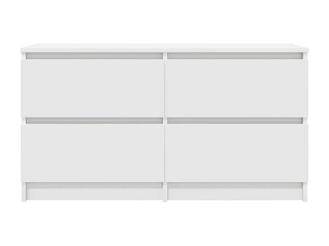 Meuble TV blanc 100x35x54 cm bois d'ingénierie