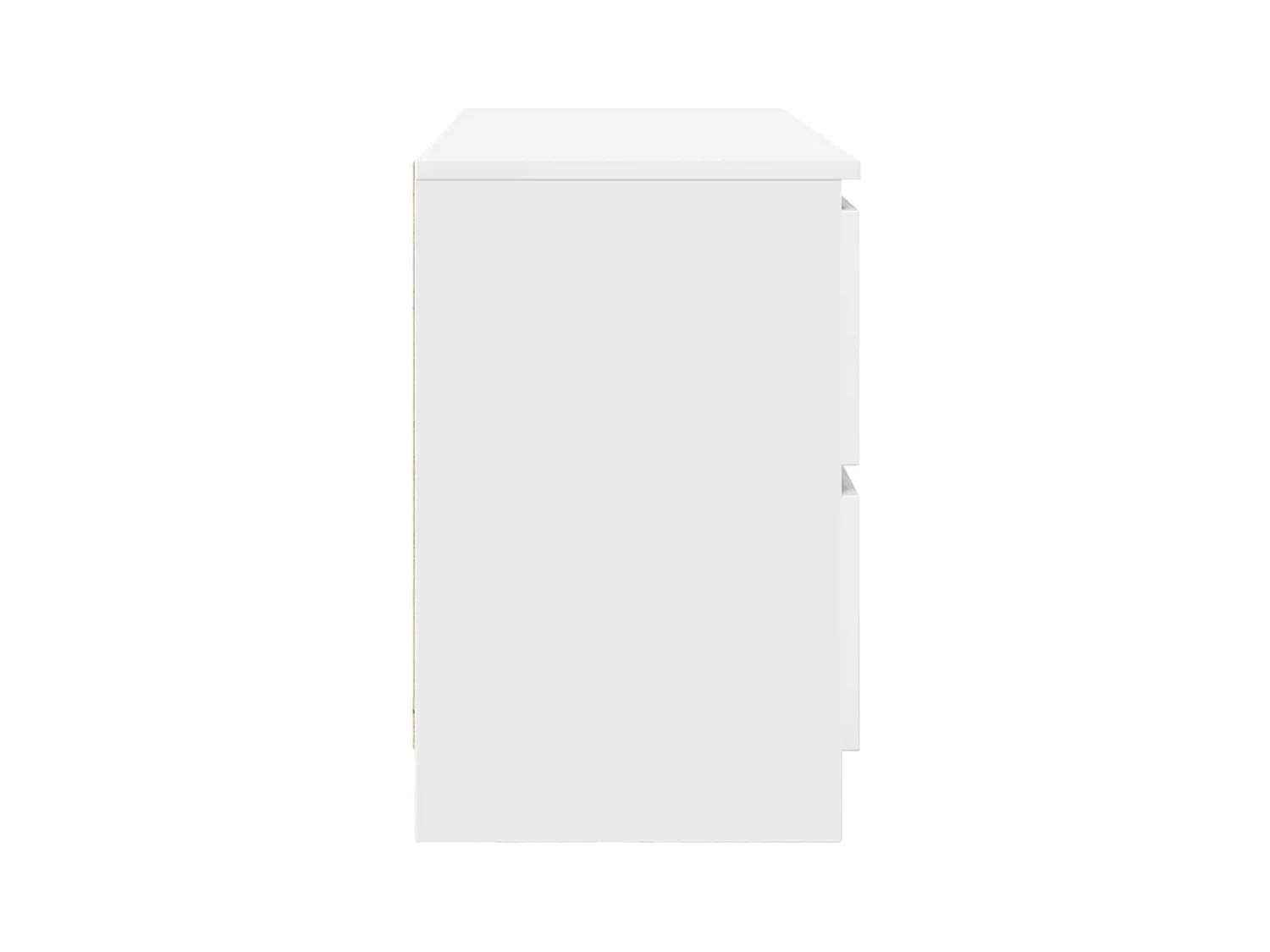 Meuble TV blanc 100x35x54 cm bois d'ingénierie