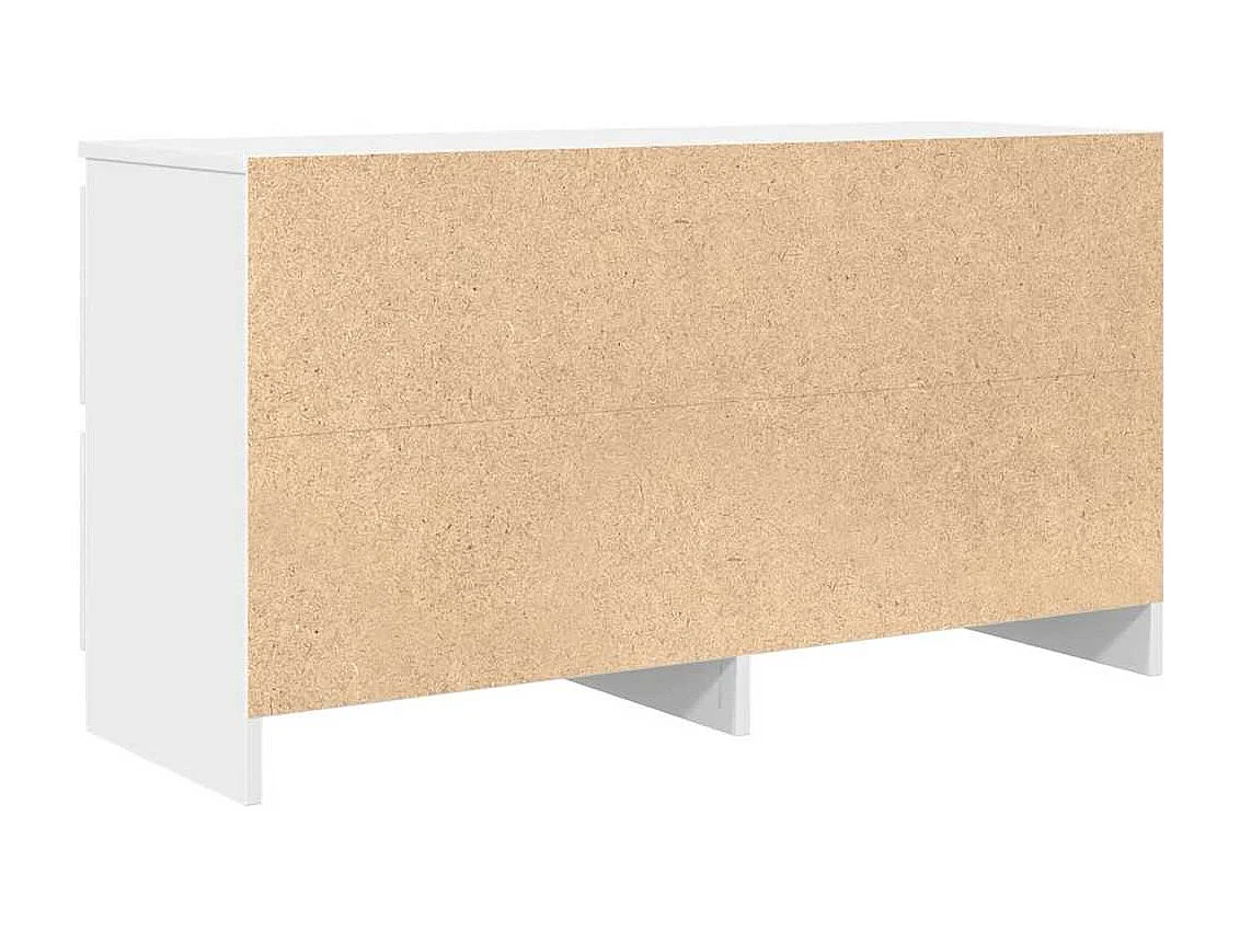 Meuble TV blanc 100x35x54 cm bois d'ingénierie