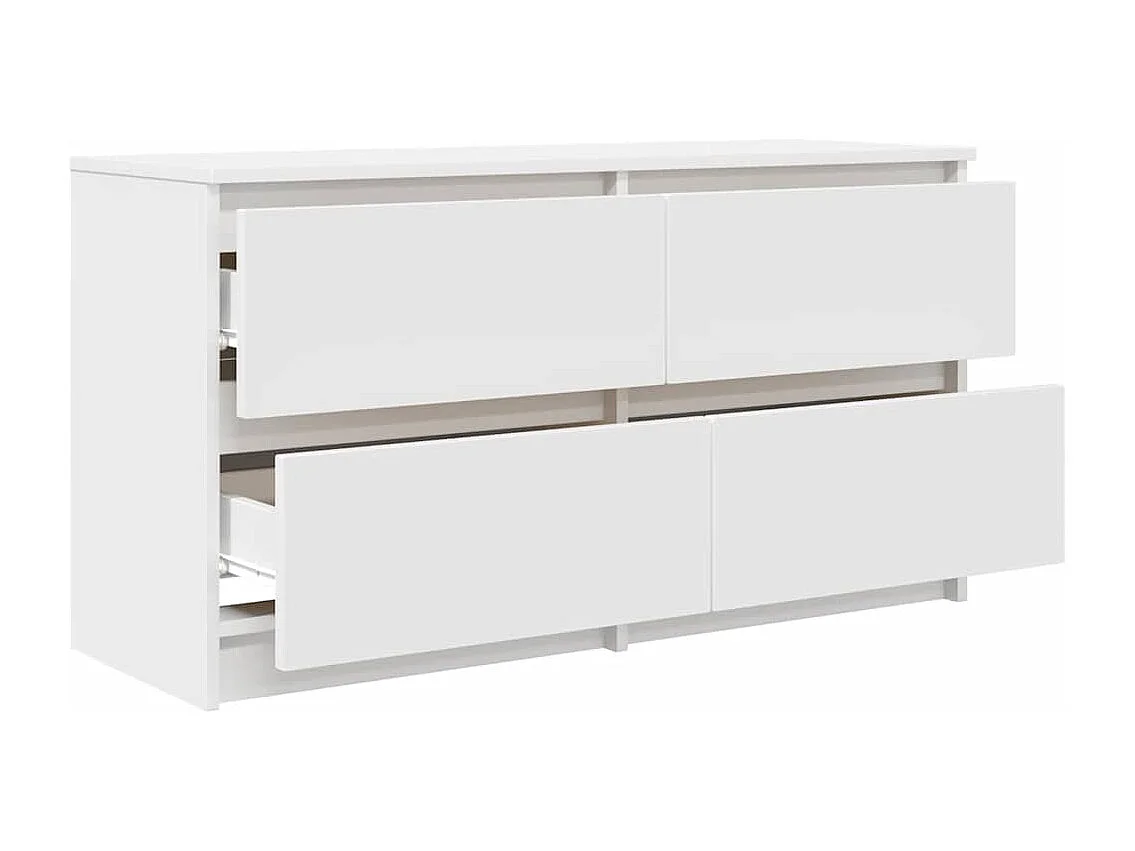 TV-Schrank Weiß 100x35x54 cm Holzwerkstoff