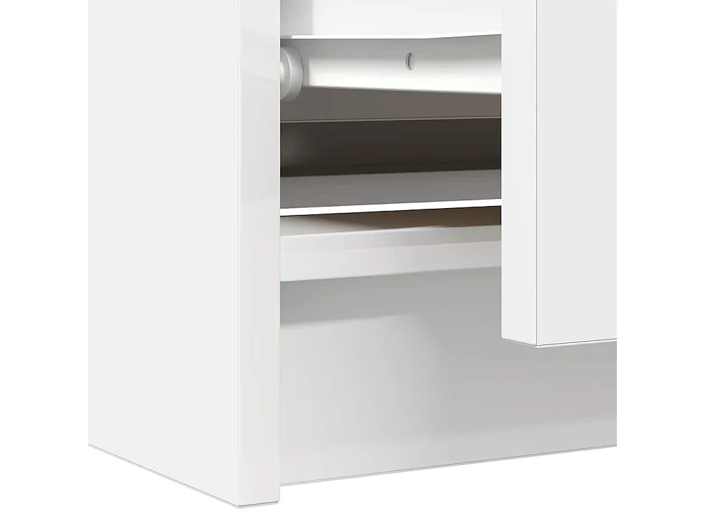 TV-Schrank Weiß 100x35x54 cm Holzwerkstoff