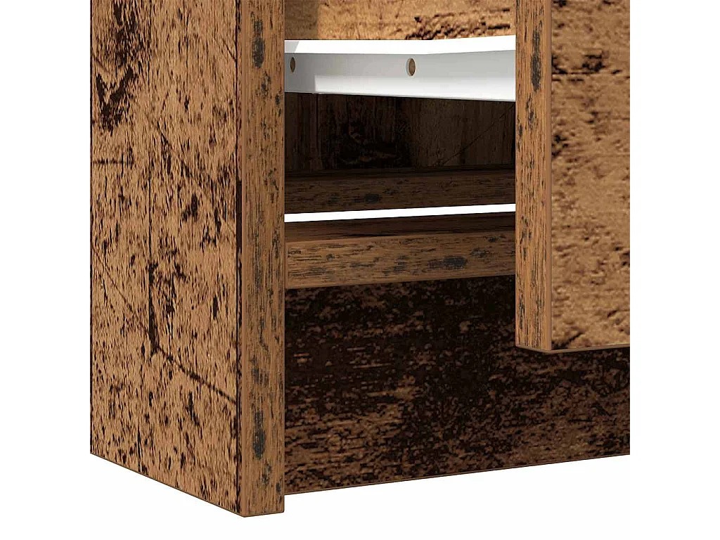 Tv-meubel 40x35x54 cm spaanplaat oud hout