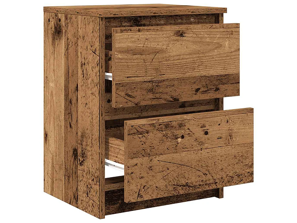 Tv-meubel 40x35x54 cm spaanplaat oud hout