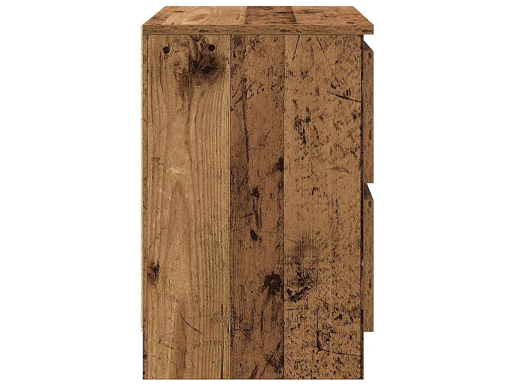 Tv-meubel 40x35x54 cm spaanplaat oud hout