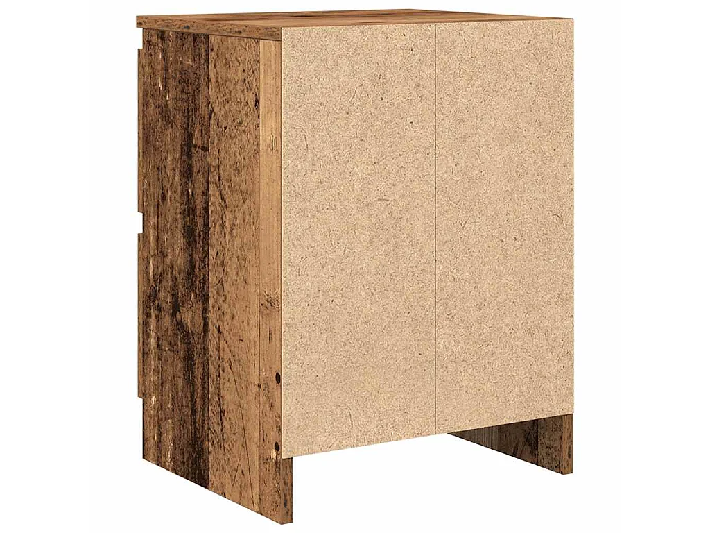 Tv-meubel 40x35x54 cm spaanplaat oud hout