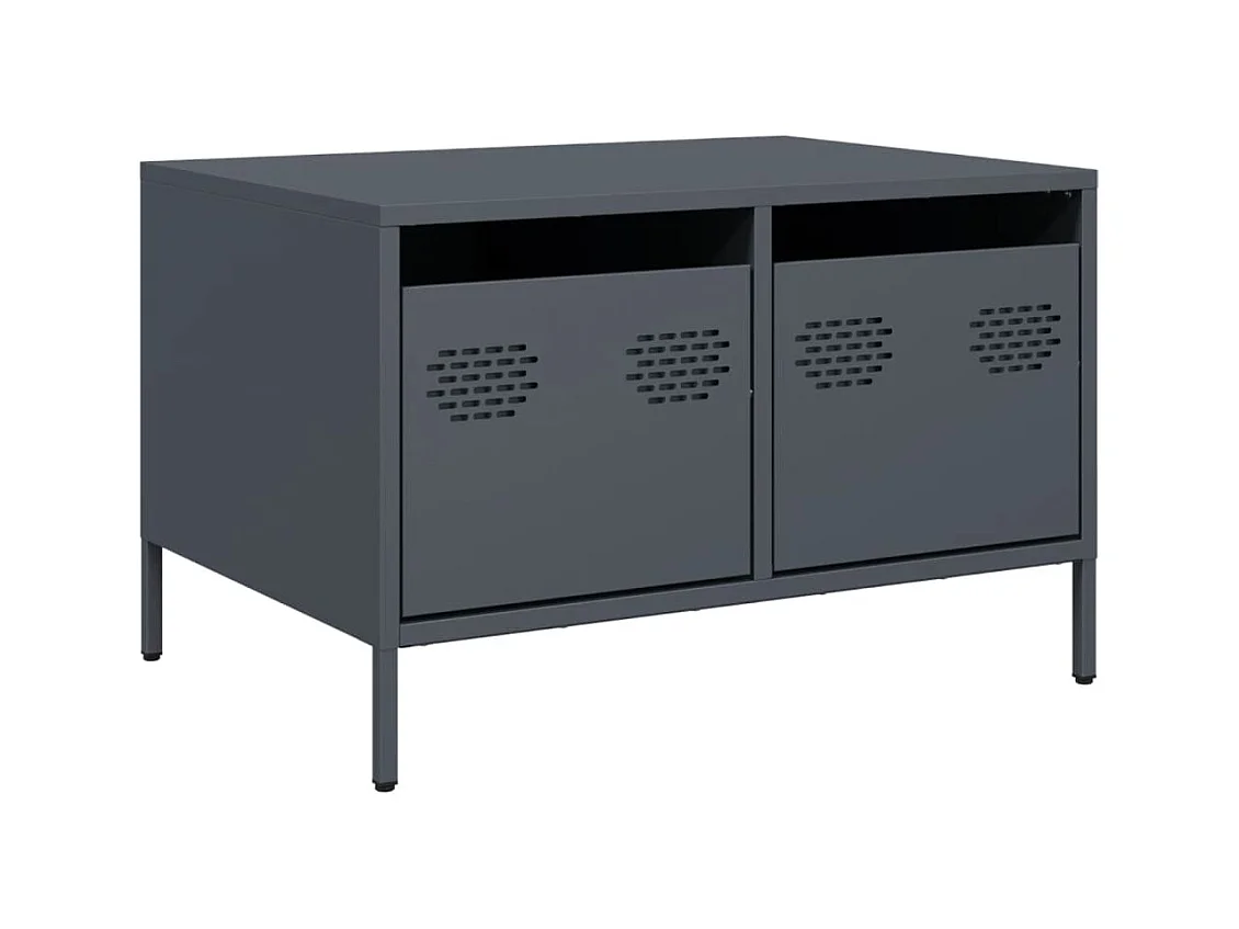 TV-Schrank Anthrazit 68x50x43,5 cm Kaltgewalzter Stahl