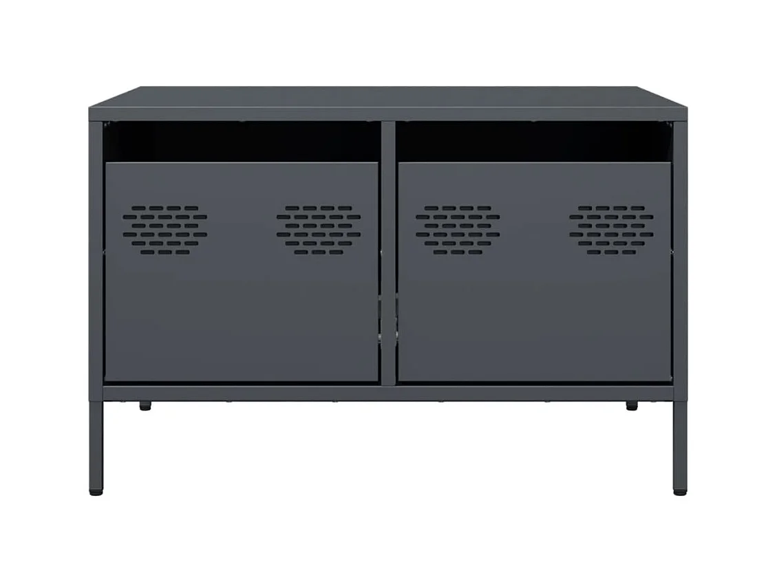 TV-Schrank Anthrazit 68x50x43,5 cm Kaltgewalzter Stahl