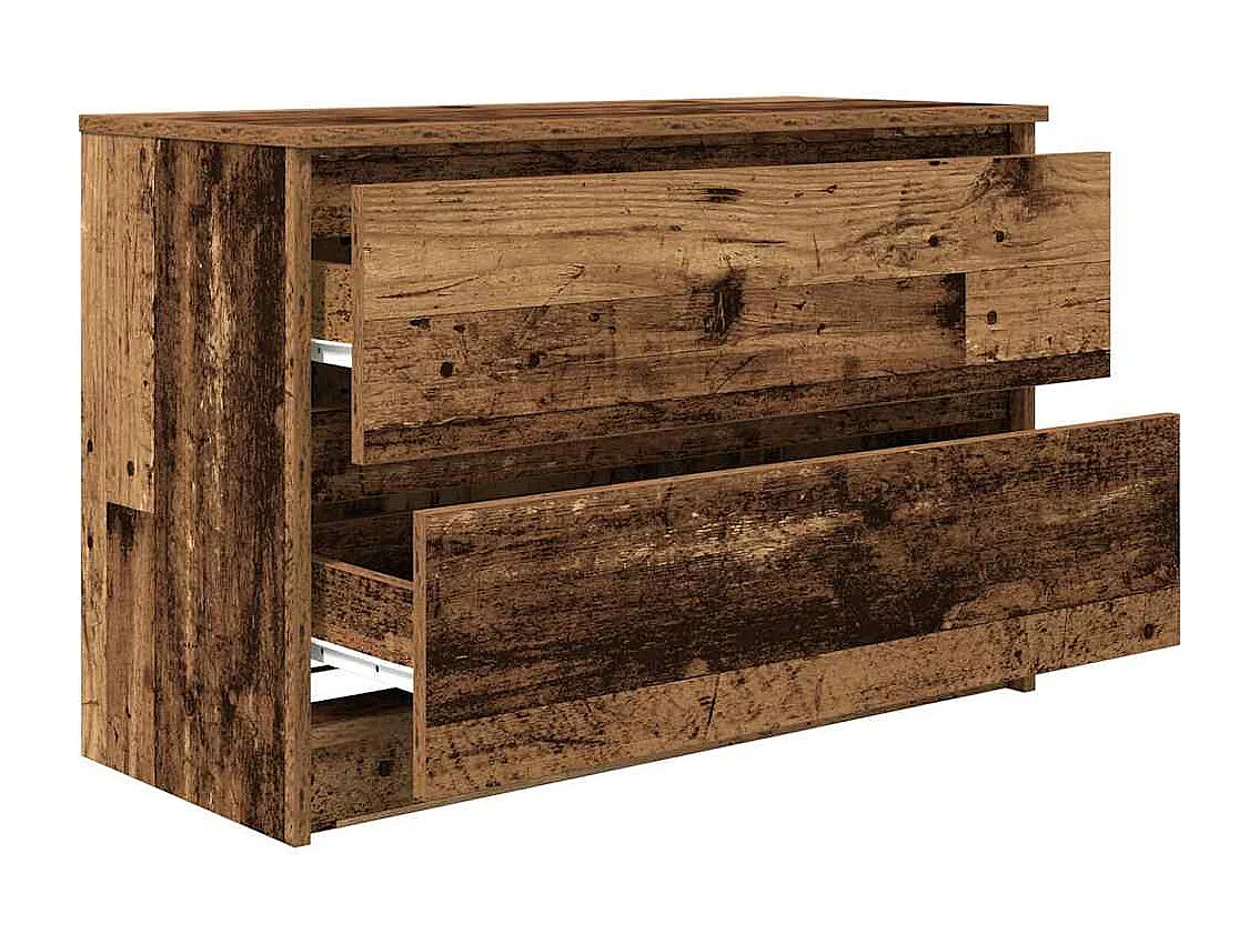 Tv-meubel 80x35x54 cm spaanplaat oud hout