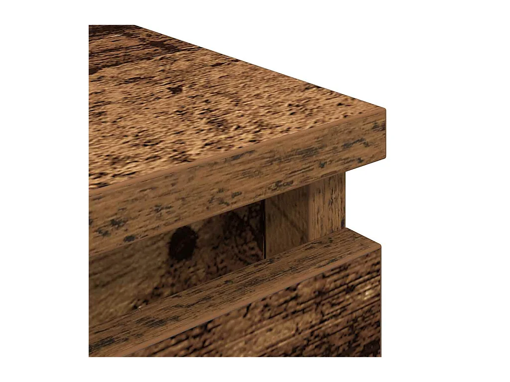 Tv-meubel 80x35x54 cm spaanplaat oud hout