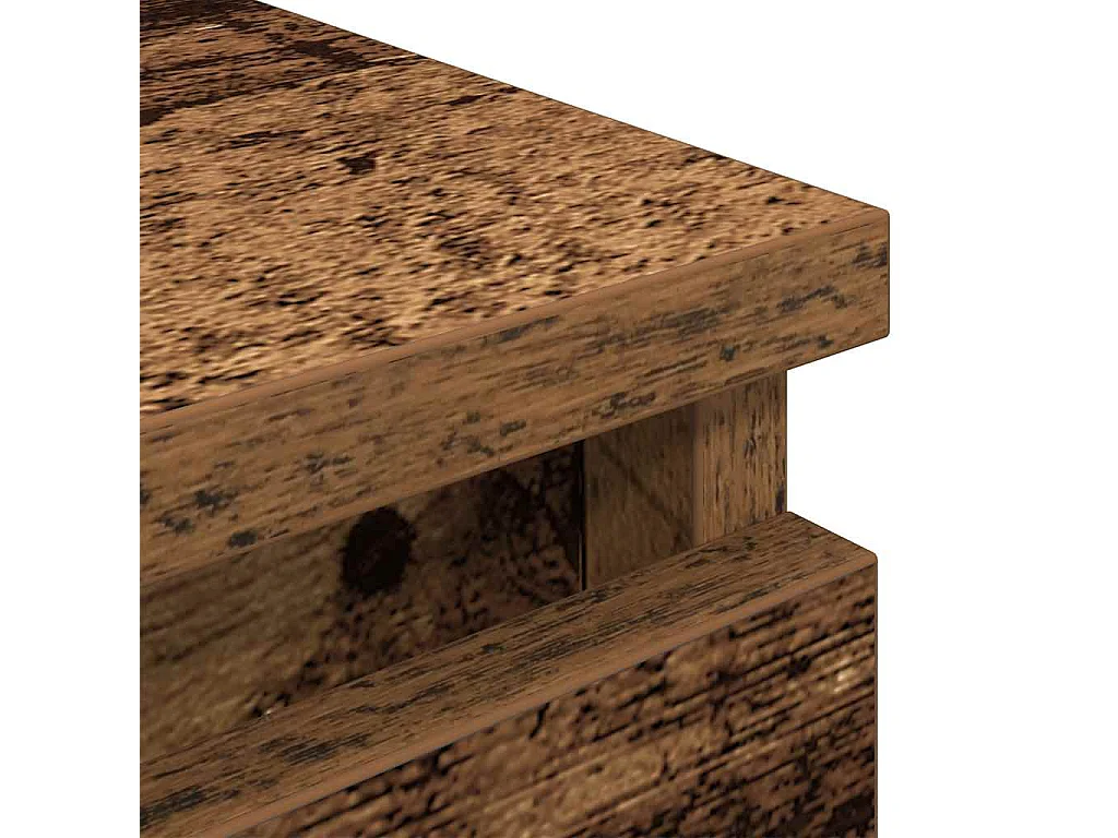 Meuble TV vieux bois 80x35x54 cm bois d'ingénierie