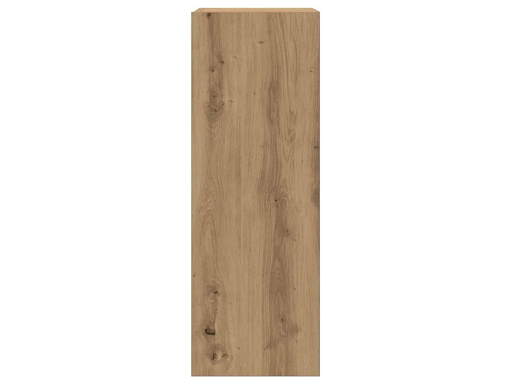 Muebles de TV 2 uds madera roble artisan 30,5x30x90 cm