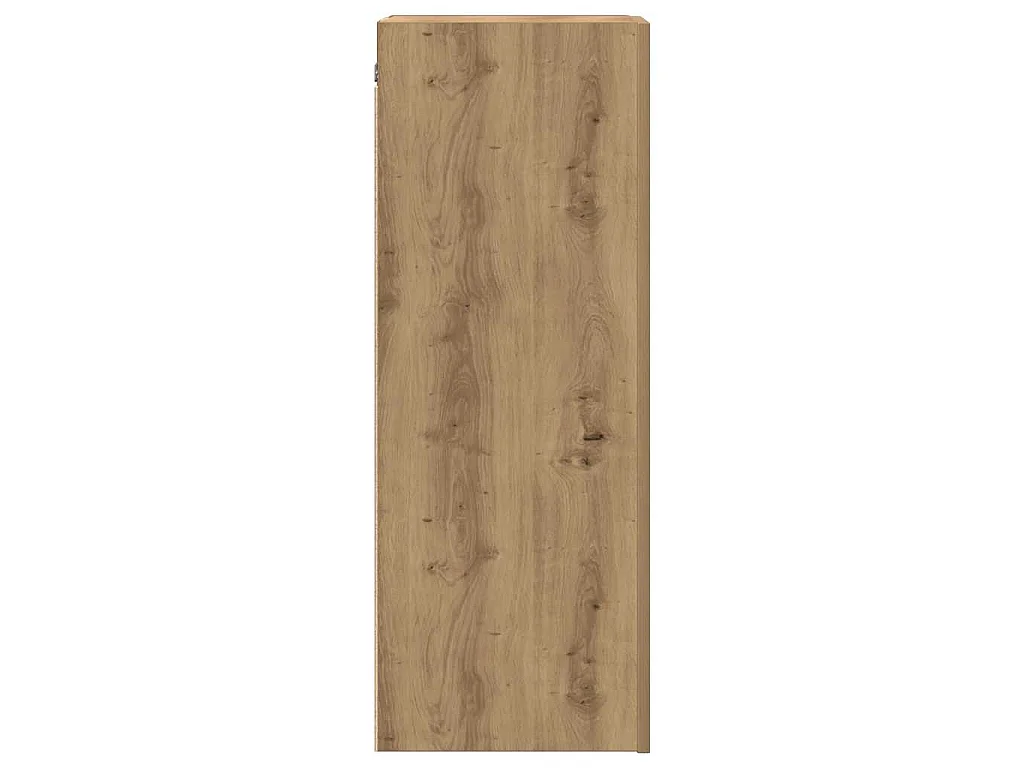 Muebles de TV 2 uds madera roble artisan 30,5x30x90 cm