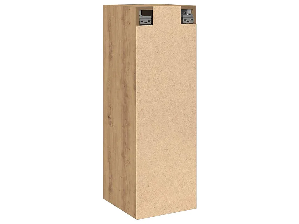 Muebles de TV 2 uds madera roble artisan 30,5x30x90 cm