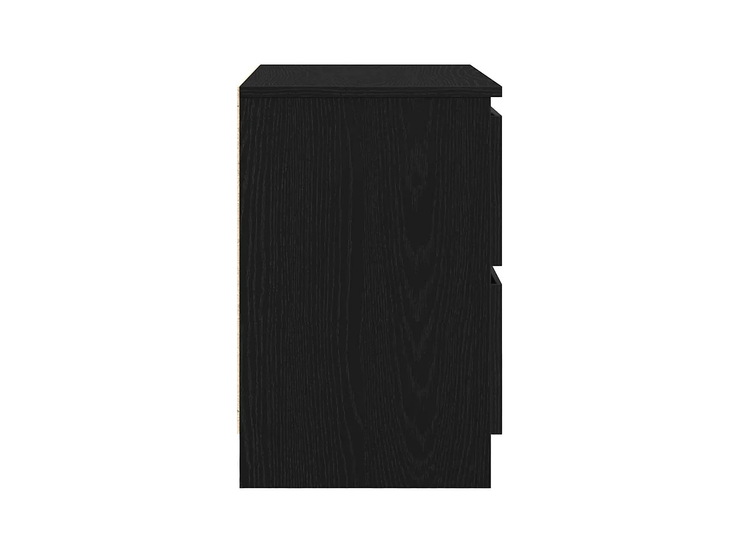 Meuble TV noir 60x35x54 cm bois d'ingénierie