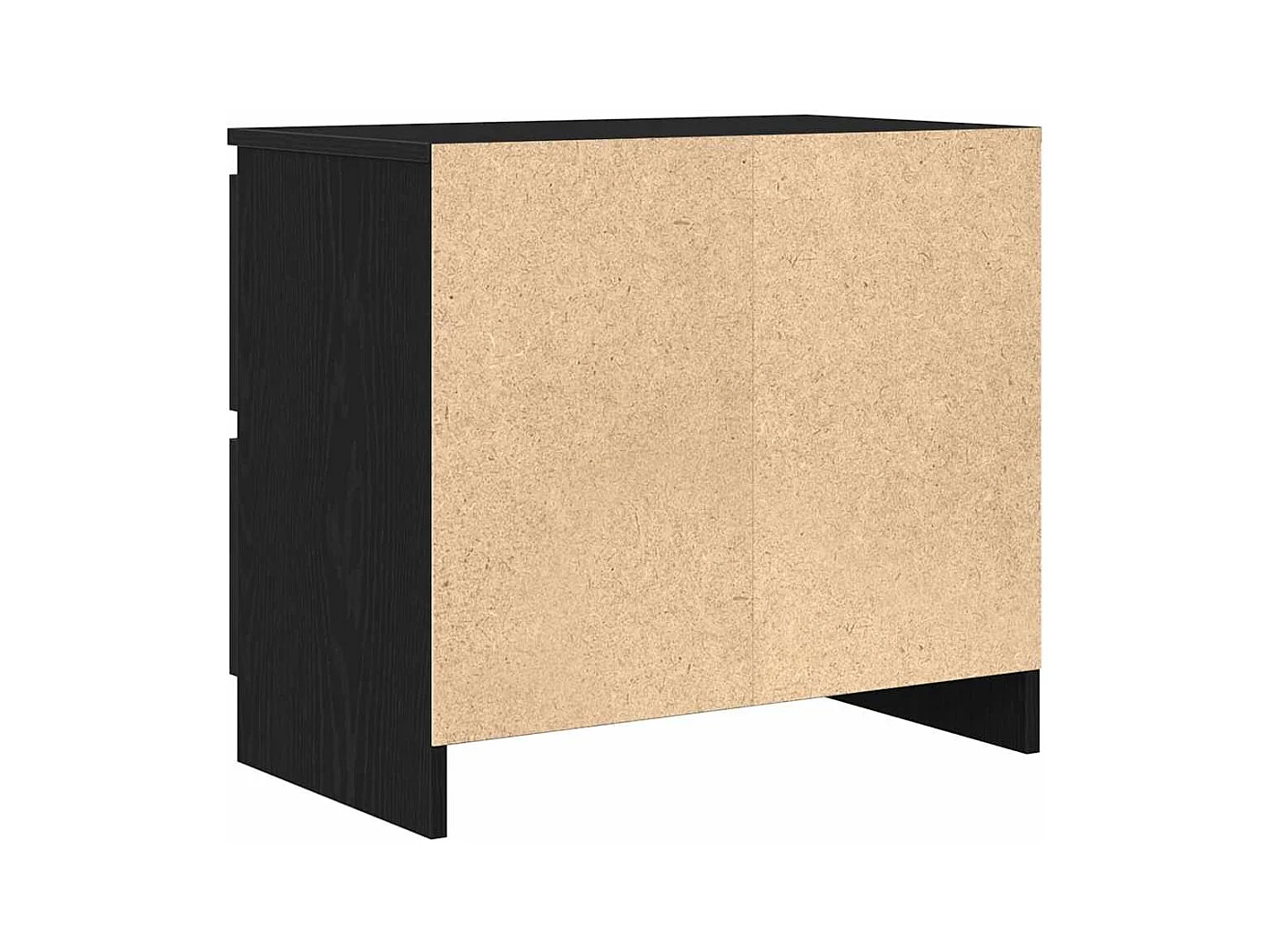 Meuble TV noir 60x35x54 cm bois d'ingénierie