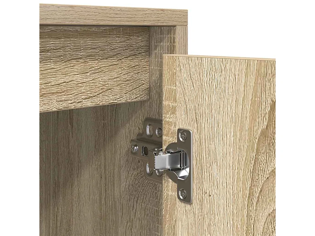 Meuble TV chêne sonoma 188,5x41x50 cm bois d'ingénierie