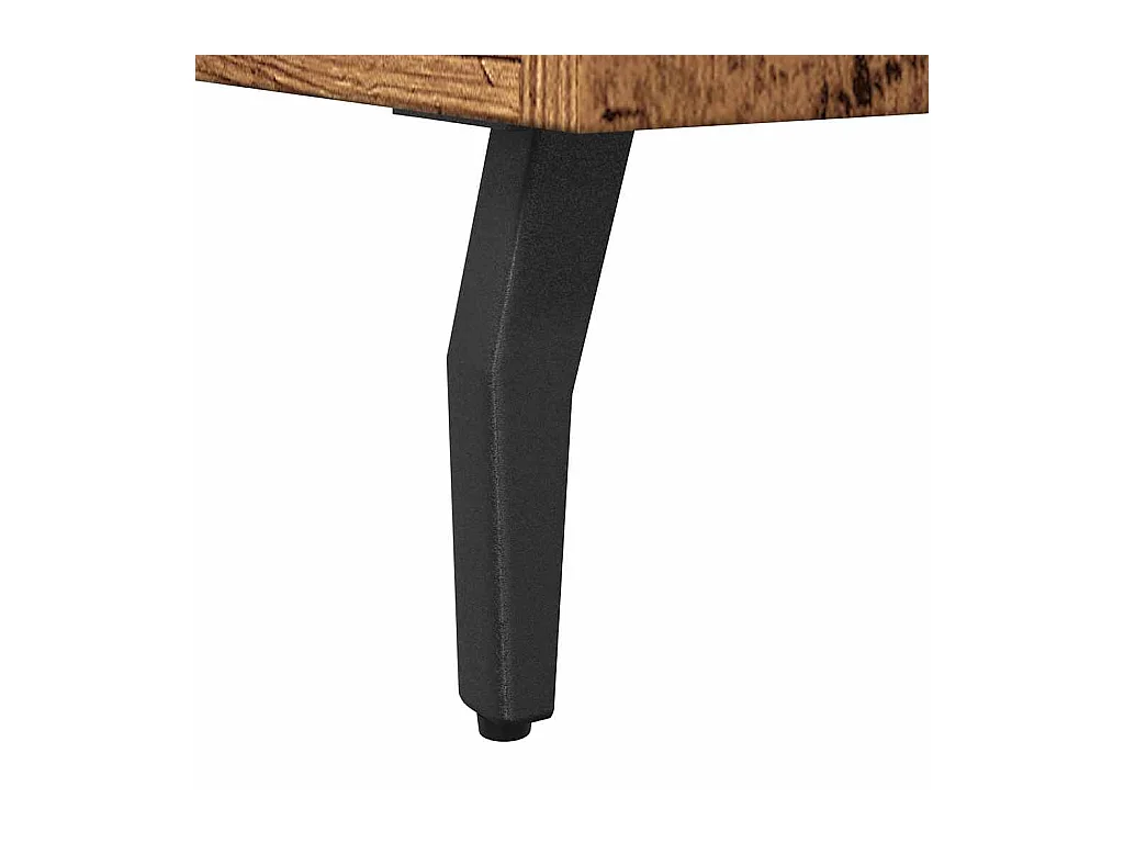 Meuble TV vieux bois 150x30x44,5 cm bois d'ingénierie