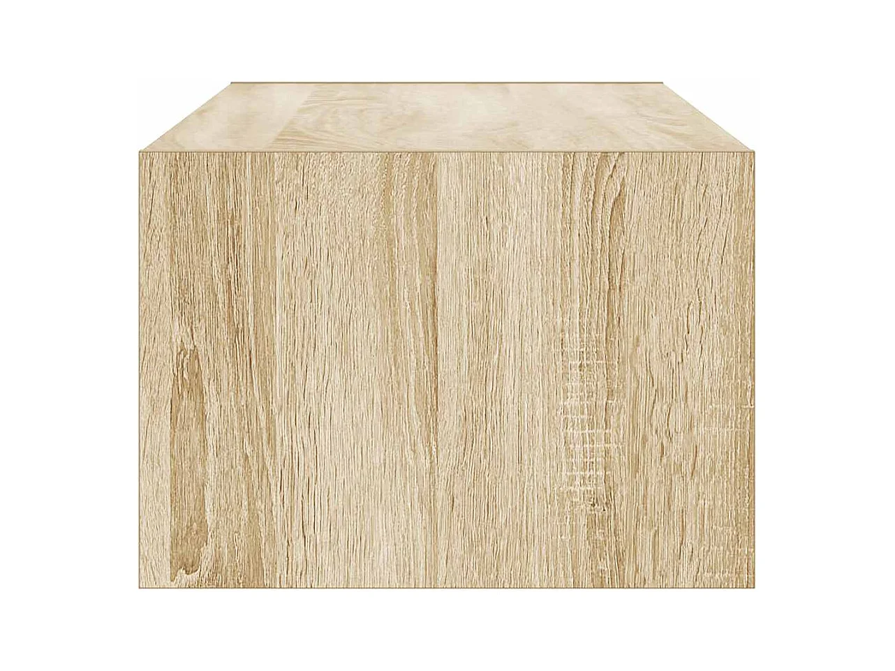 Tv-meubel LED-verlichting 100X35,5x25 cm sonoma eikenkleurig