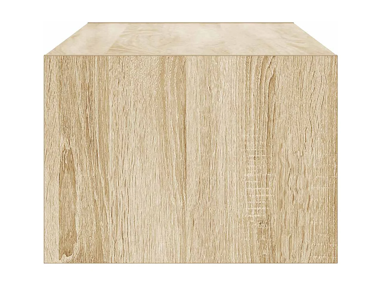 Meuble TV avec lumières LED chêne sonoma 100X35,5x25 cm