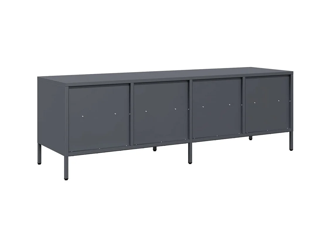 TV-Schrank Anthrazit 135x39x43,5 cm Kaltgewalzter Stahl