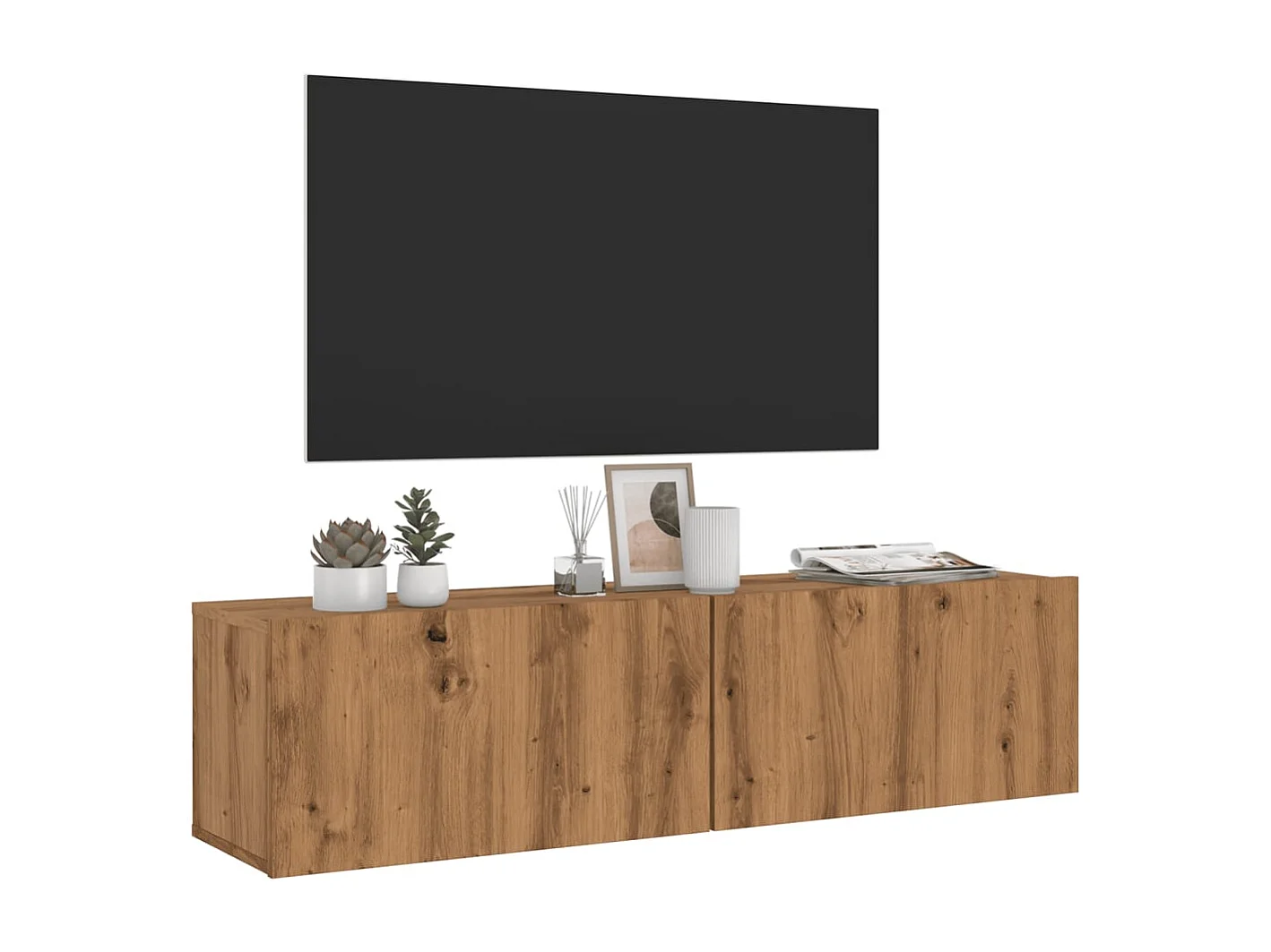 TV-Wandschrank Artisan-Eiche 120x30x30 cm Holzwerkstoff