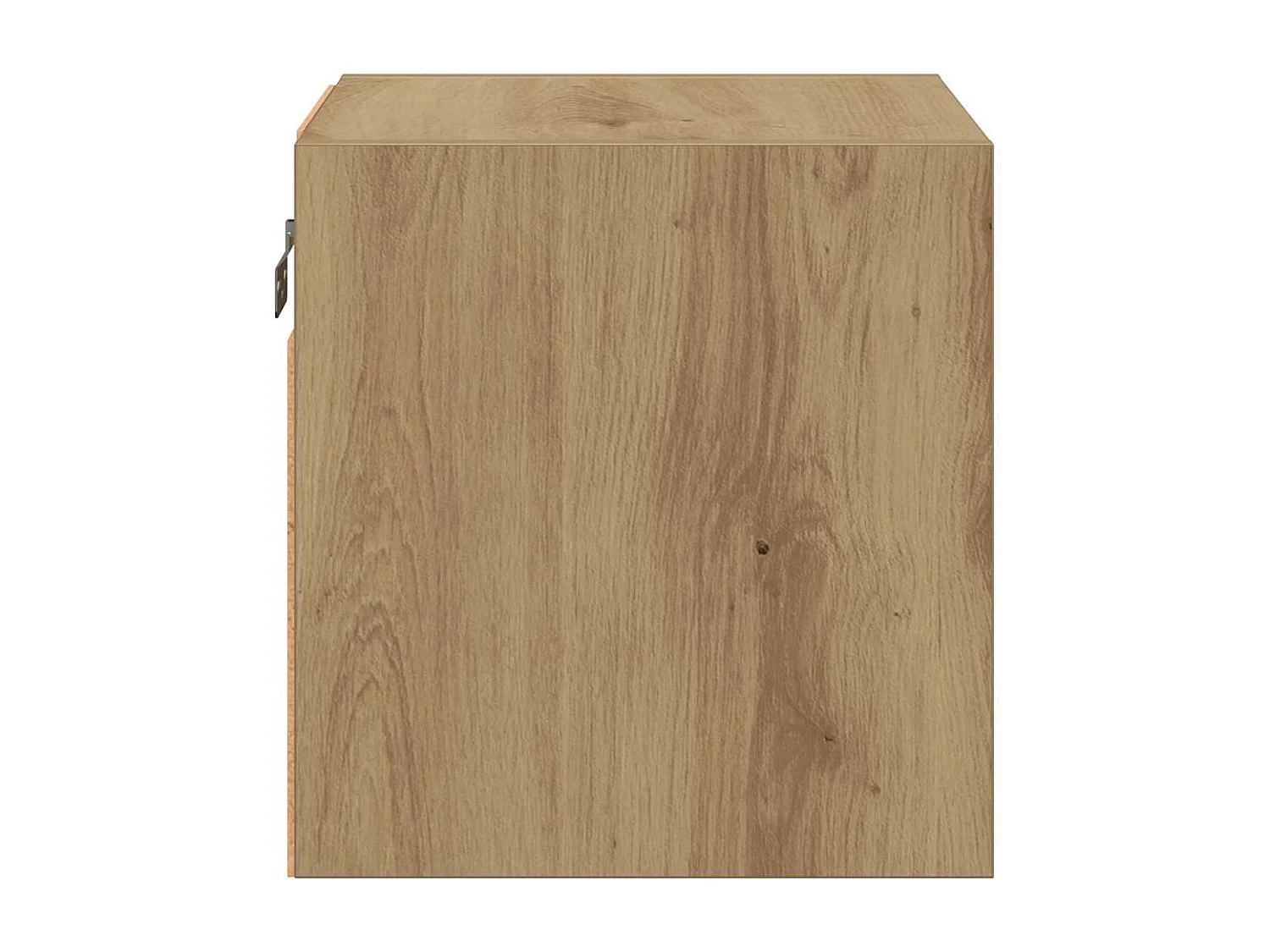 Meubles TV muraux lumières LED 2 pcs chêne artisanal