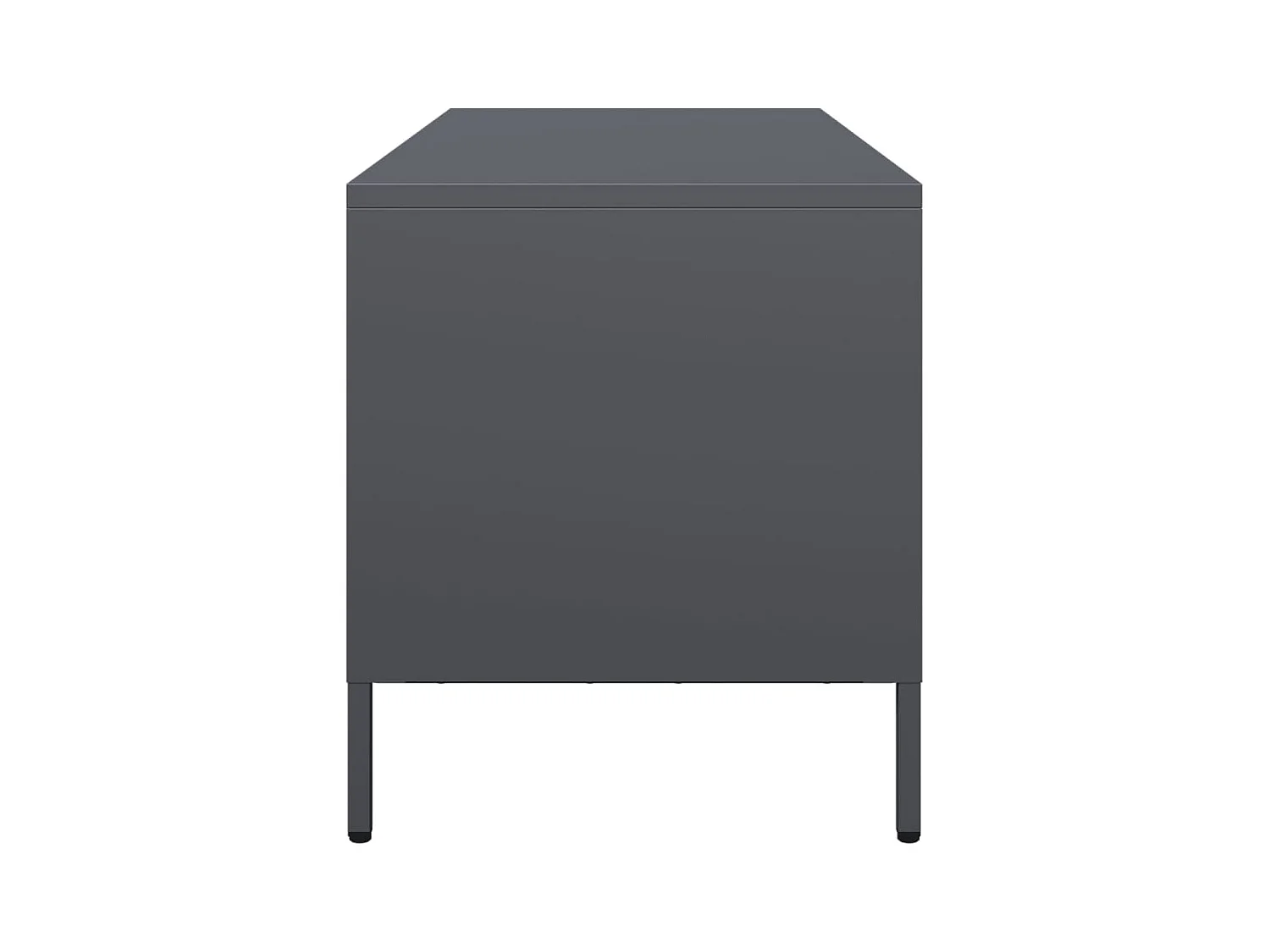 TV-Schrank Anthrazit 101,5x39x43,5 cm Kaltgewalzter Stahl