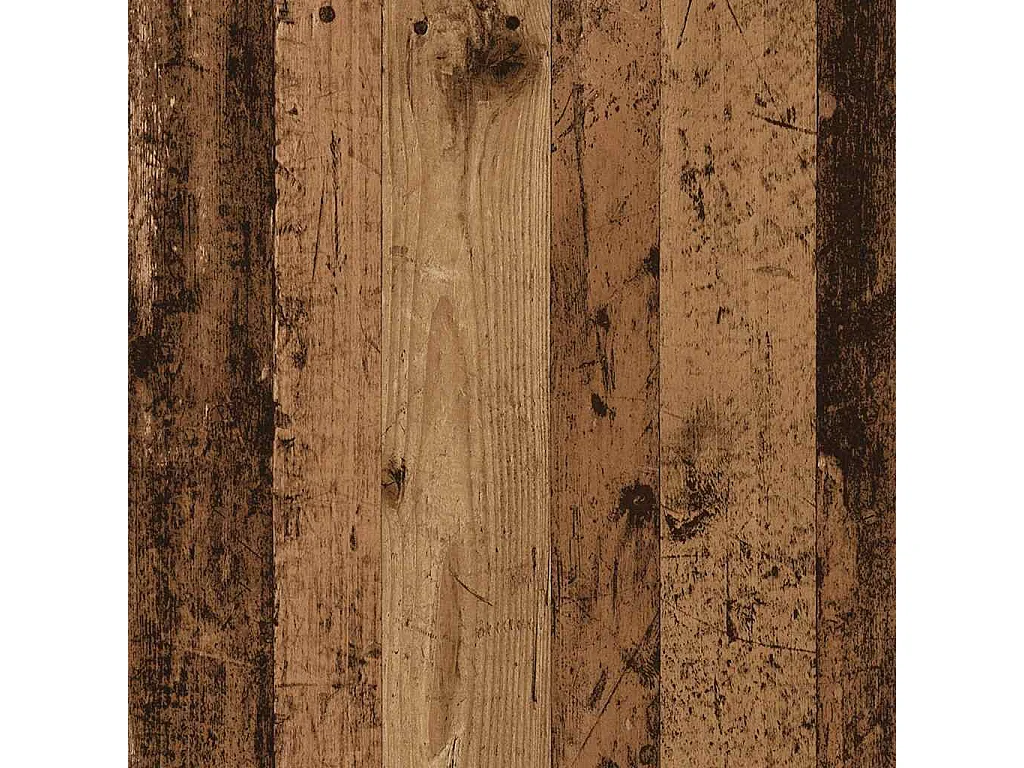 Meuble mural vieux bois 30,5x30x90 cm bois d'ingénierie