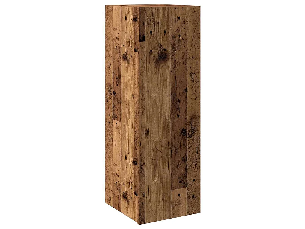 Mueble para TV madera de ingeniería envejecida 30,5x30x90 cm