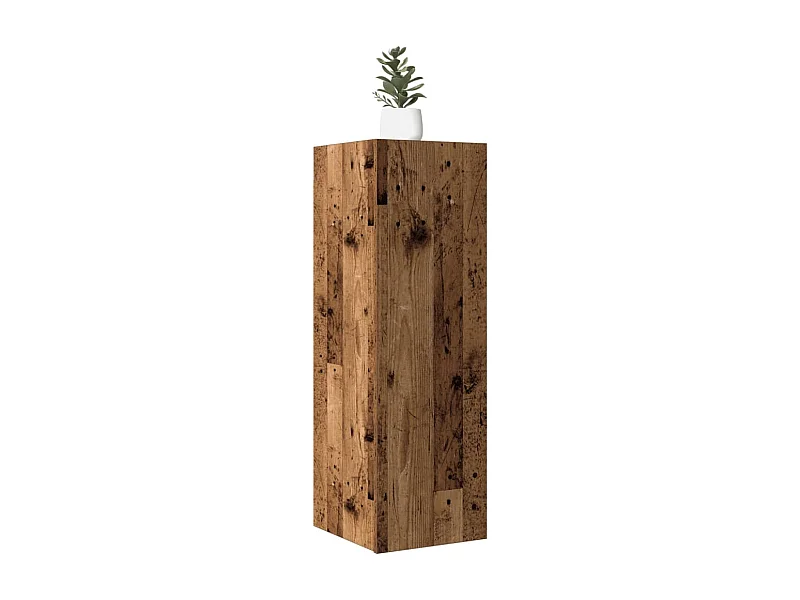 Tv-meubel 30,5x30x90 cm bewerkt hout oud houtkleurig