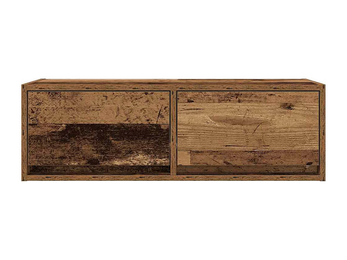 Meuble TV vieux bois 80x31x25,5 cm bois d'ingénierie
