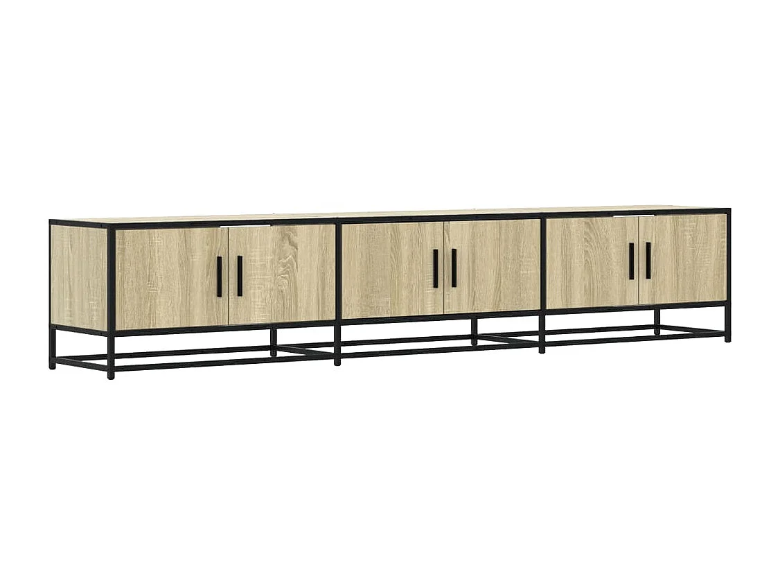 Mobile per TV Rovere Sonoma 210x35x41 cm in Truciolato