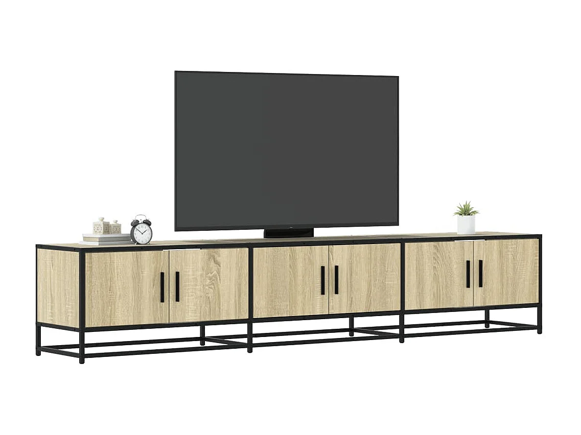 Mobile per TV Rovere Sonoma 210x35x41 cm in Truciolato